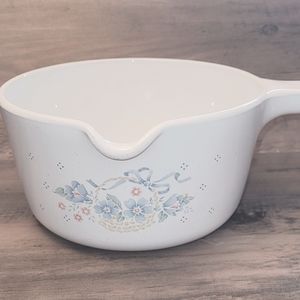 Rare Corning Ware Country Cornflower 1 Liter Pot Saucepan